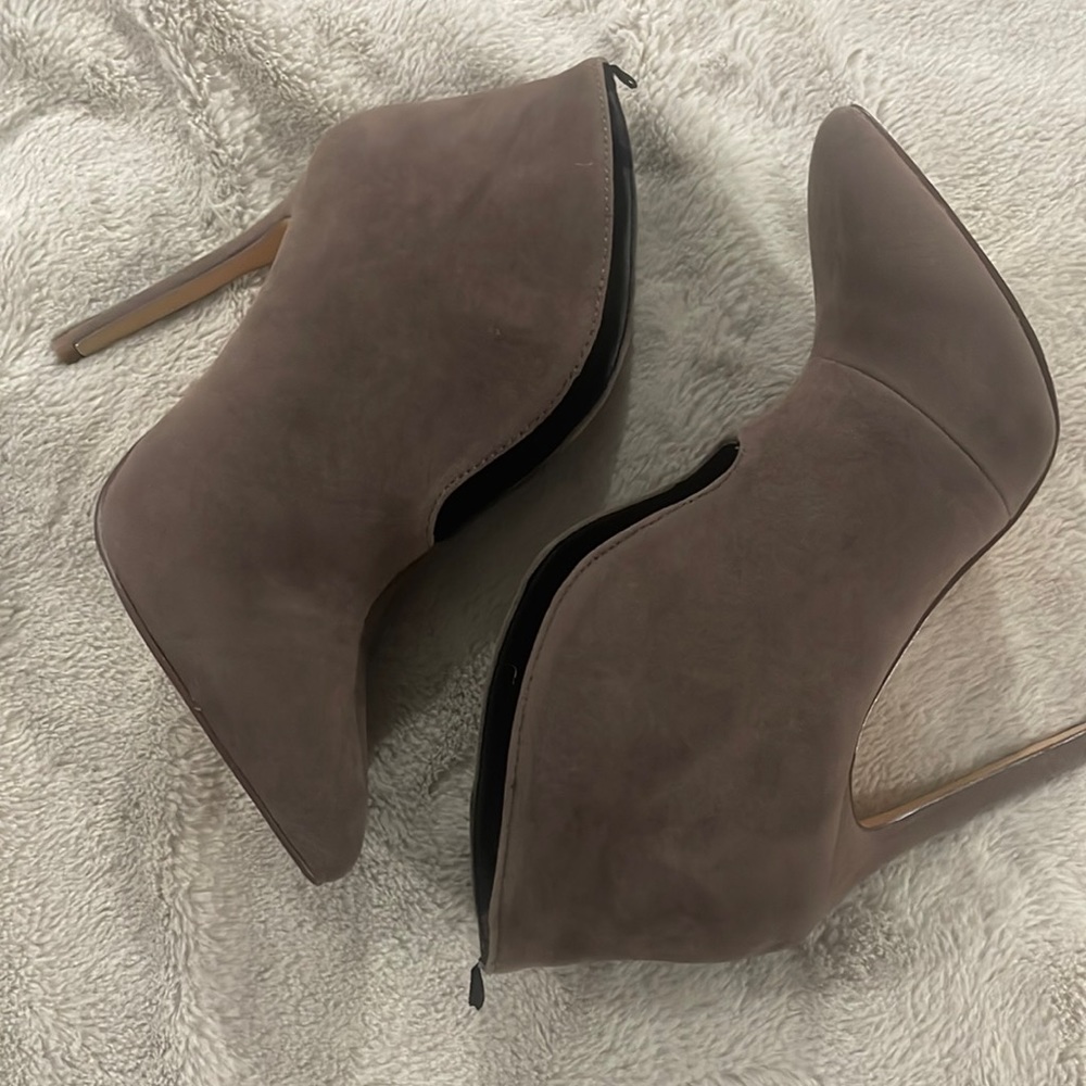 Brown High Heeled Booties